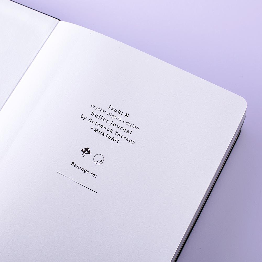Tsuki 'Crystal Nights' Limited Edition Luxury Bullet Journal ☾ @MilkTuArt Collab!