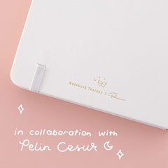Tsuki Cloud White 'Flutter + Dream' Limited Edition Bullet Journal by Notebook Therapy x Pelinkan ☾