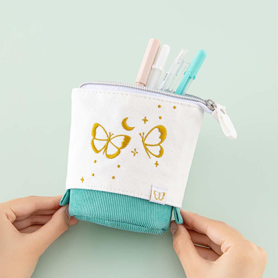 Tsuki 'Flutter + Dream' Pop-Up Pencil Case by Notebook Therapy x Pelinkan ☾