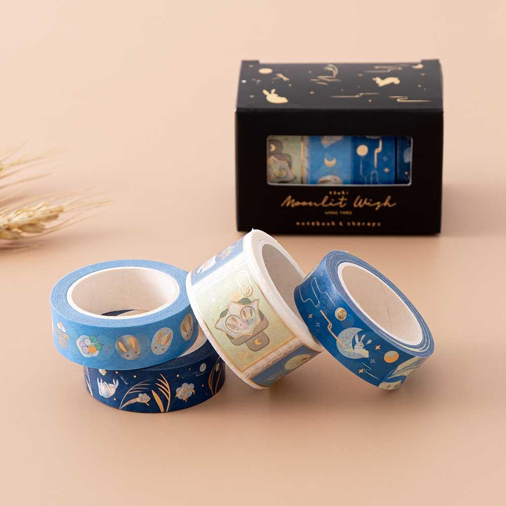 Tsuki 'Moonlit Wish' Washi Tapes Set ☾