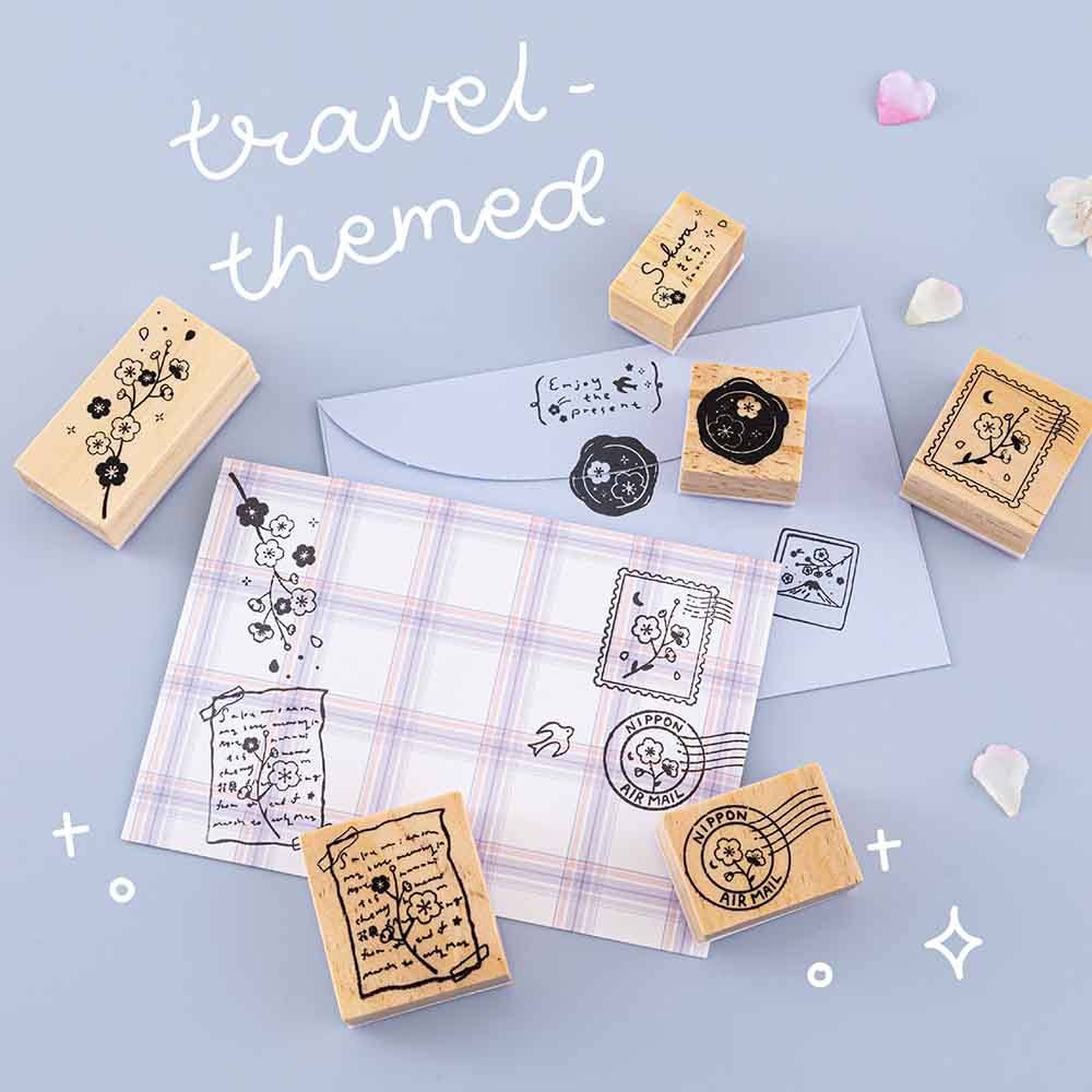 Tsuki 'Sakura Journey' Bullet Journal Stamp Set ☾