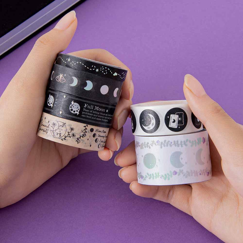 Tsuki 'Moonlit Spells' Washi Tapes Set ☾
