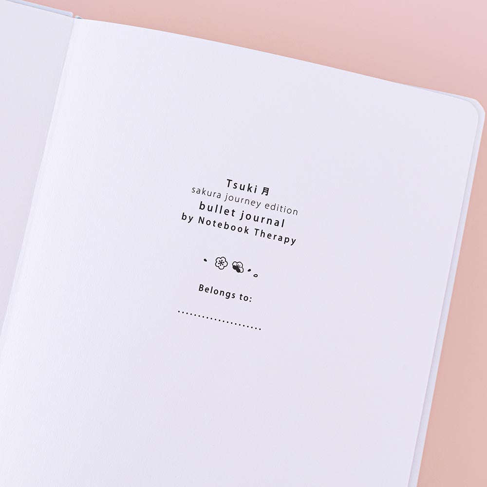 Tsuki 'Sakura Journey' Limited Edition Bullet Journal ☾
