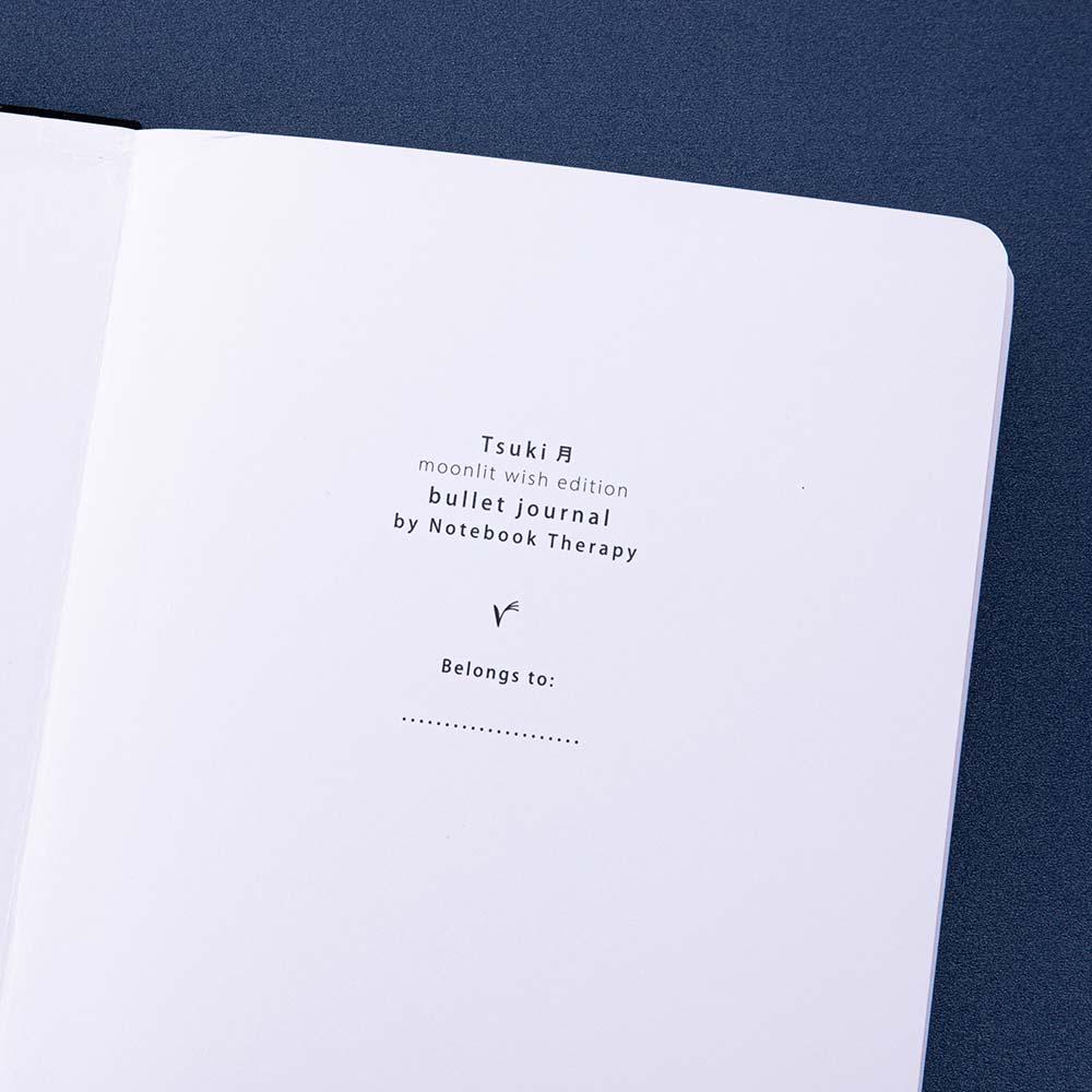 Tsuki 'Moonlit Wish' Limited Edition Bullet Journal ☾