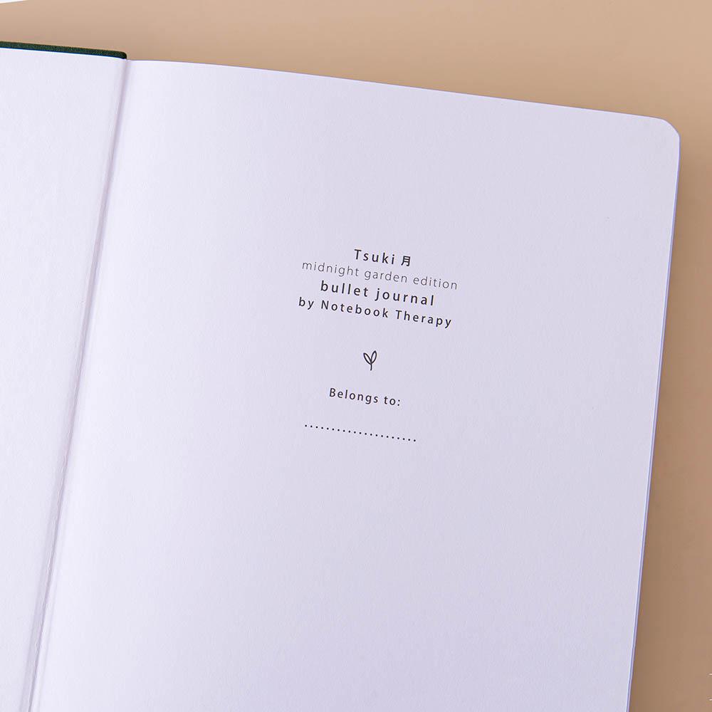 Tsuki 'Midnight Garden' Limited Edition Bullet Journal ☾