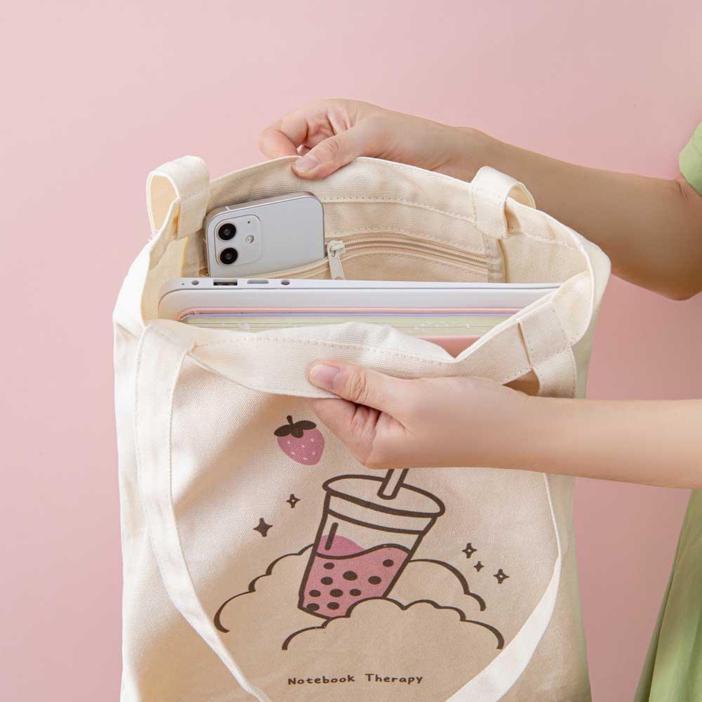 Tsuki 'Ichigo' Boba Tote Bag ☾