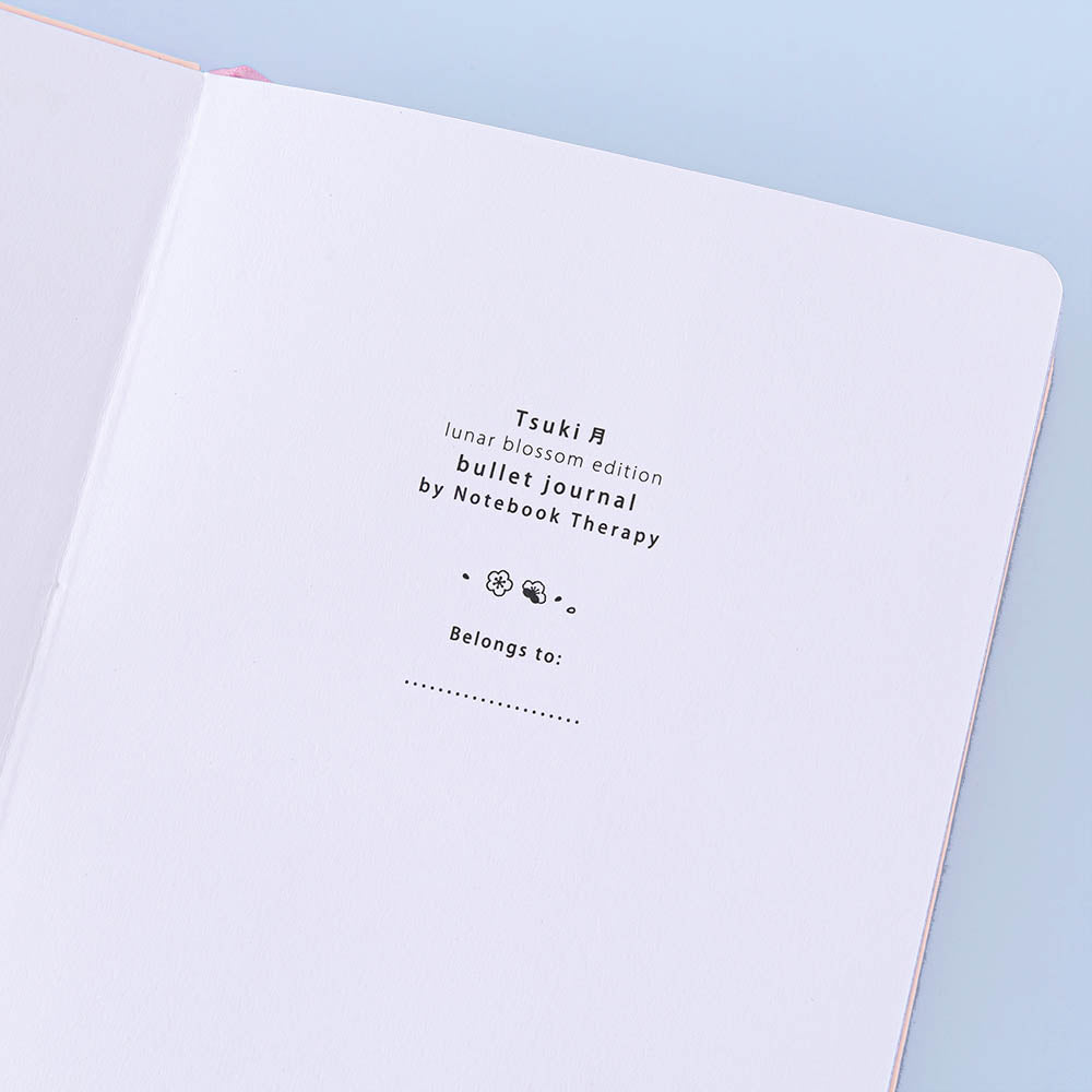 Tsuki 'Lunar Blossom' Limited Edition Bullet Journal ☾