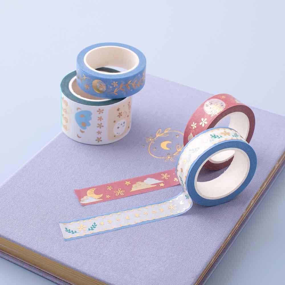 Tsuki 'Moonflower' Washi Tape Set ☾