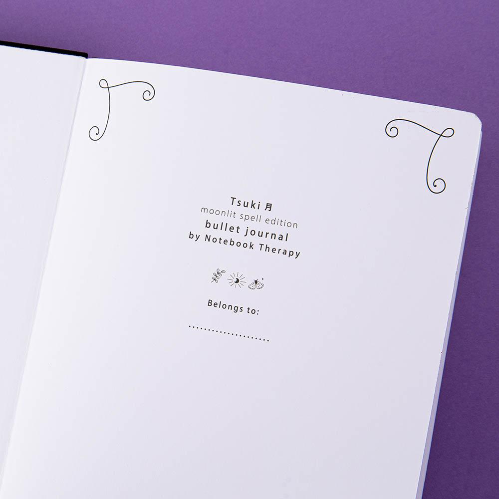 Tsuki 'Moonlit Spell' Limited Edition Holographic Bullet Journal ☾