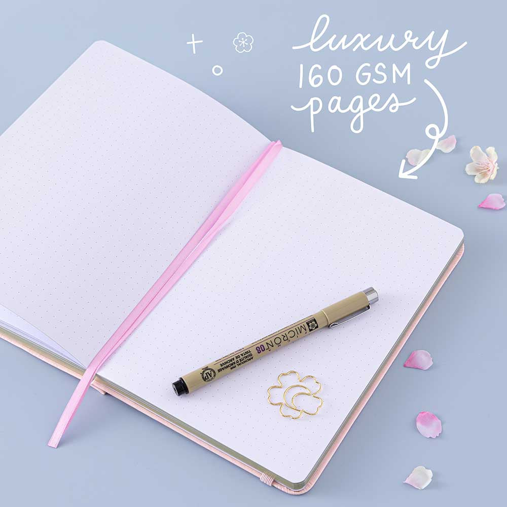 Tsuki 'Lunar Blossom' Limited Edition Bullet Journal ☾
