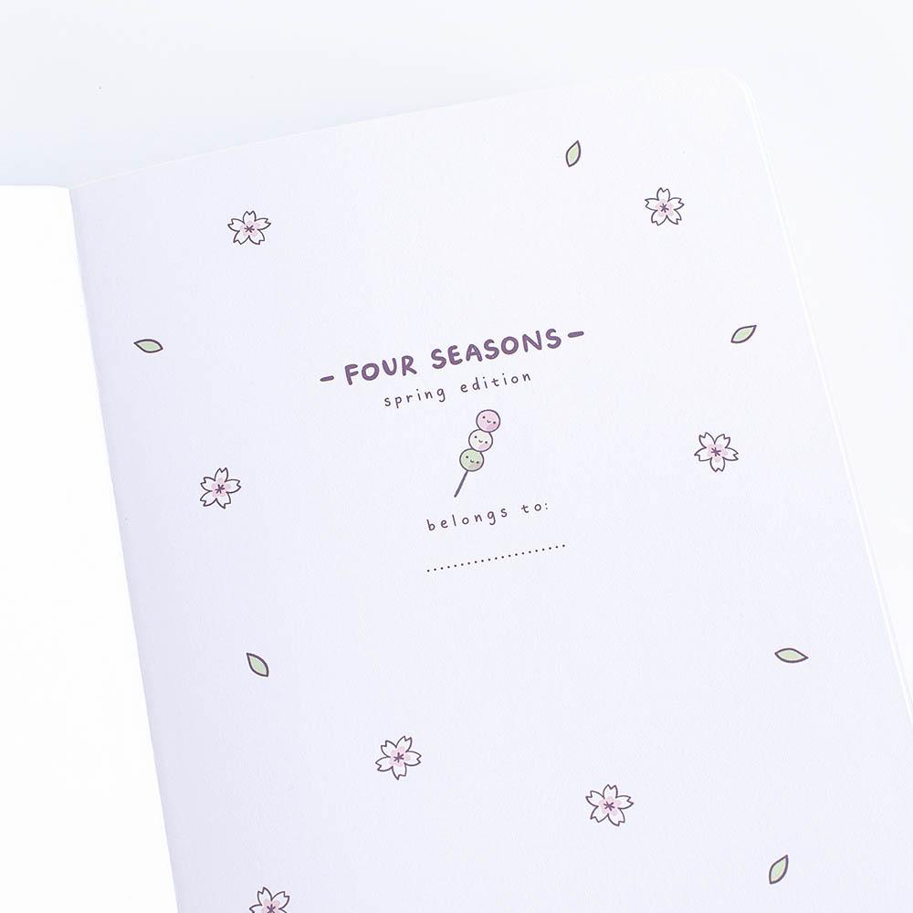 Tsuki 'Four Seasons: Spring Edition' Bullet Journal ☾ @milkkoyo x NotebookTherapy