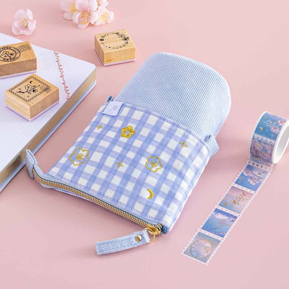 Tsuki 'Sakura Journey' Pop-Up Pencil Case ☾