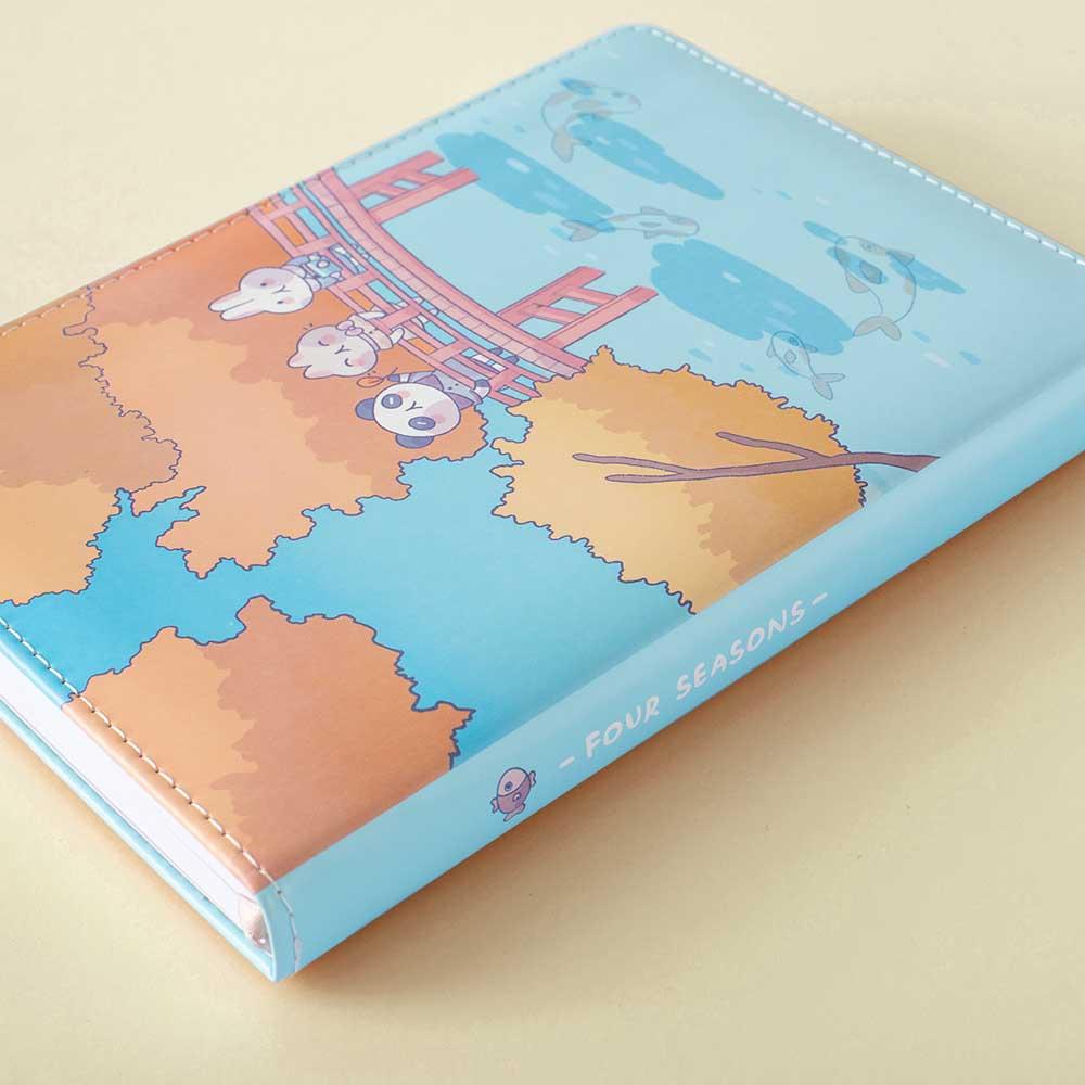 Tsuki 'Four Seasons: Autumn Edition' Bullet Journal ☾ @milkkoyo x NotebookTherapy