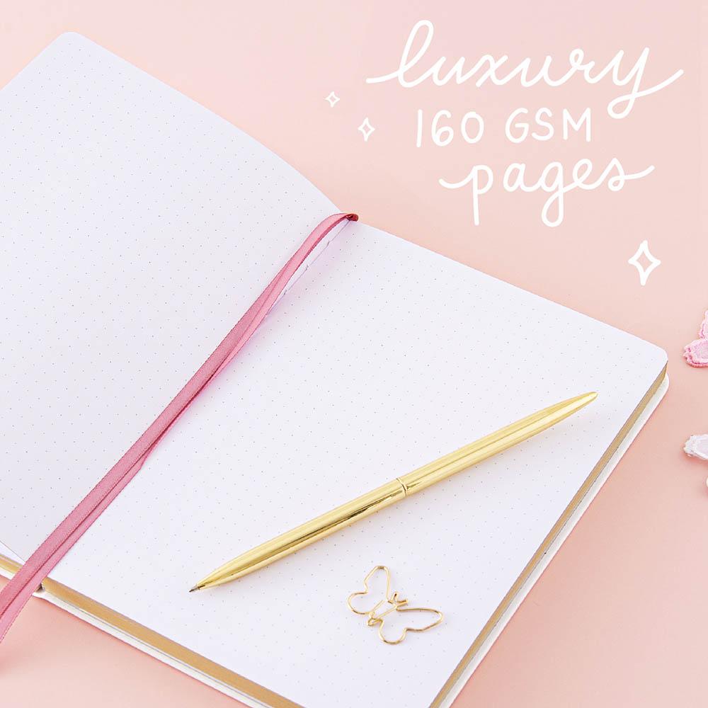 Tsuki Cloud White 'Flutter + Dream' Limited Edition Bullet Journal by Notebook Therapy x Pelinkan ☾