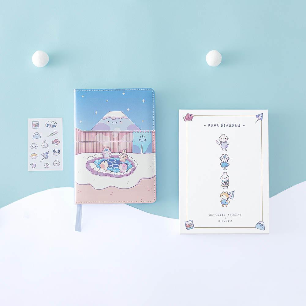 Tsuki 'Four Seasons: Winter Edition' Bullet Journal ☾ @milkkoyo x NotebookTherapy