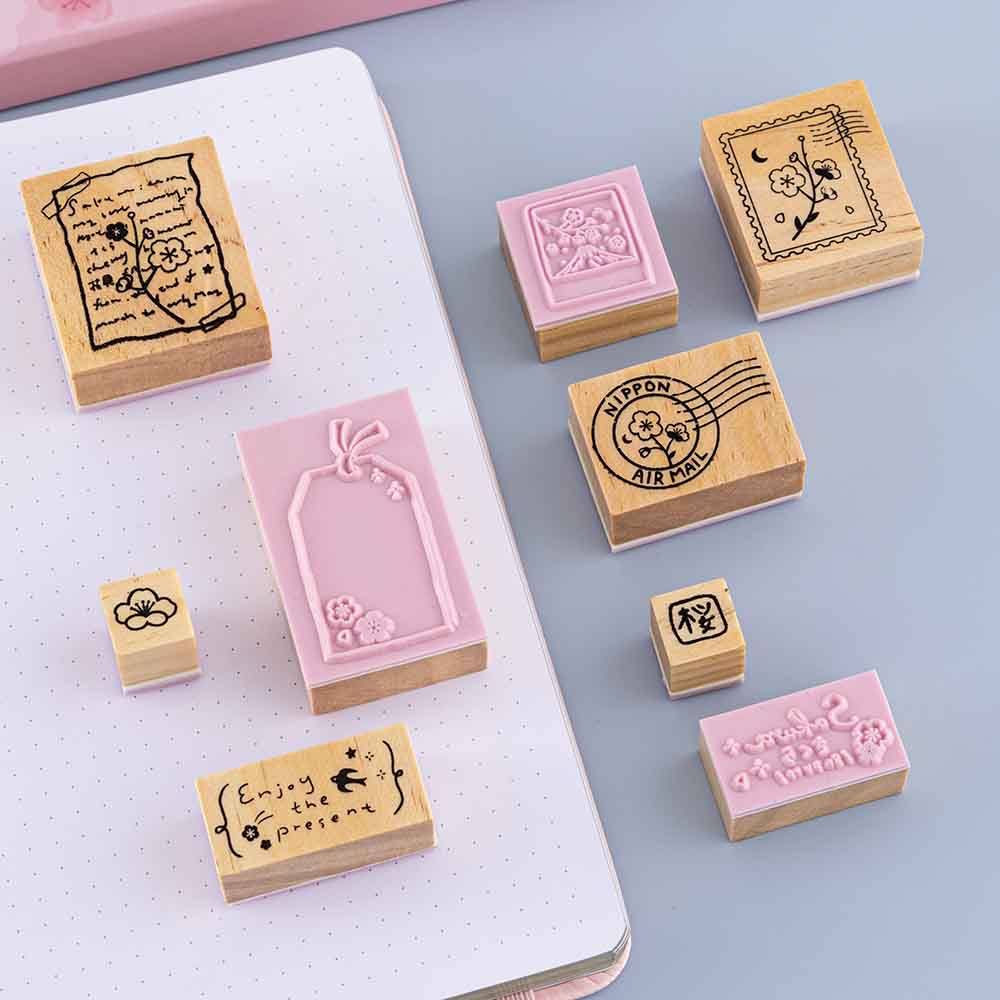 Tsuki 'Sakura Journey' Bullet Journal Stamp Set ☾