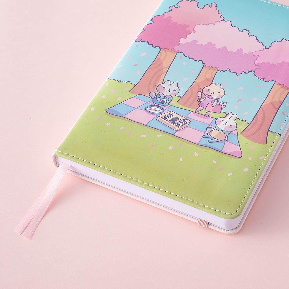 Tsuki 'Four Seasons: Spring Edition' Bullet Journal ☾ @milkkoyo x NotebookTherapy