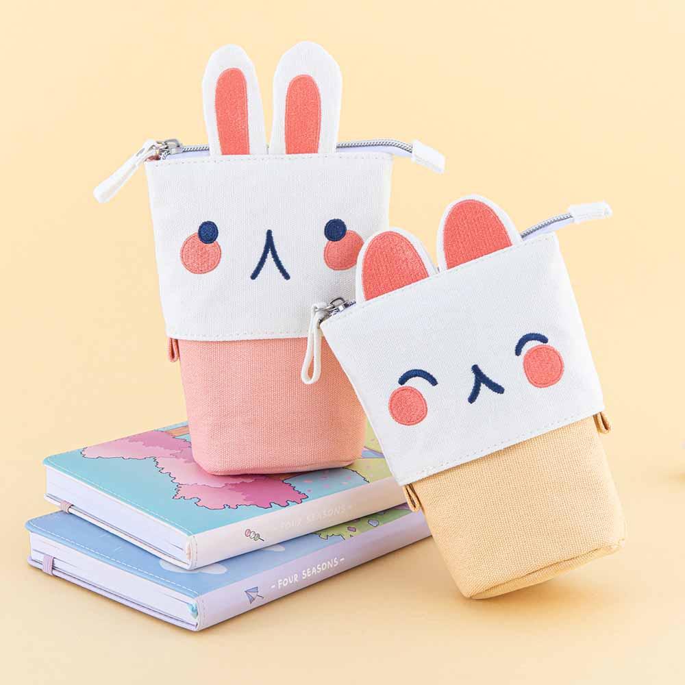 Tsuki 'Four Seasons' Embroidered Pop-Up Pencil Case ☾ @milkkoyo x NotebookTherapy
