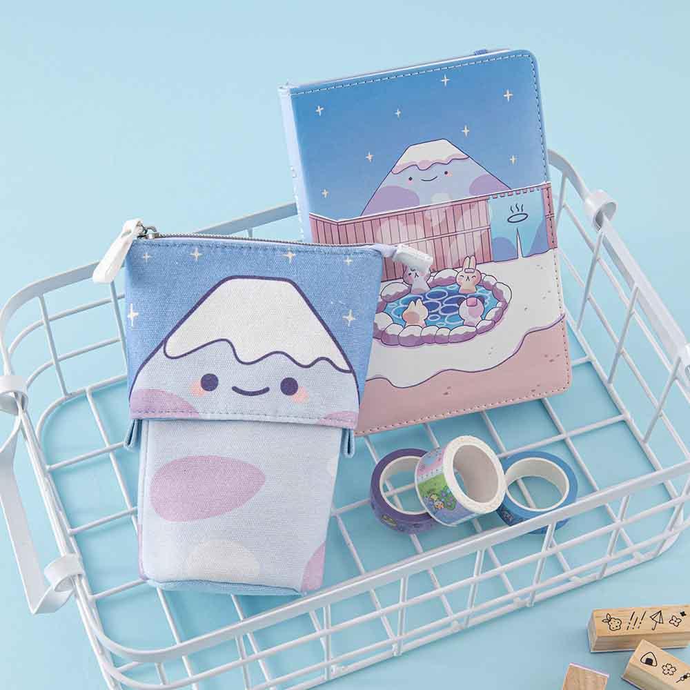 Tsuki 'Four seasons' Fuji Pop-Up Pencil Case ☾ @milkkoyo x NotebookTherapy