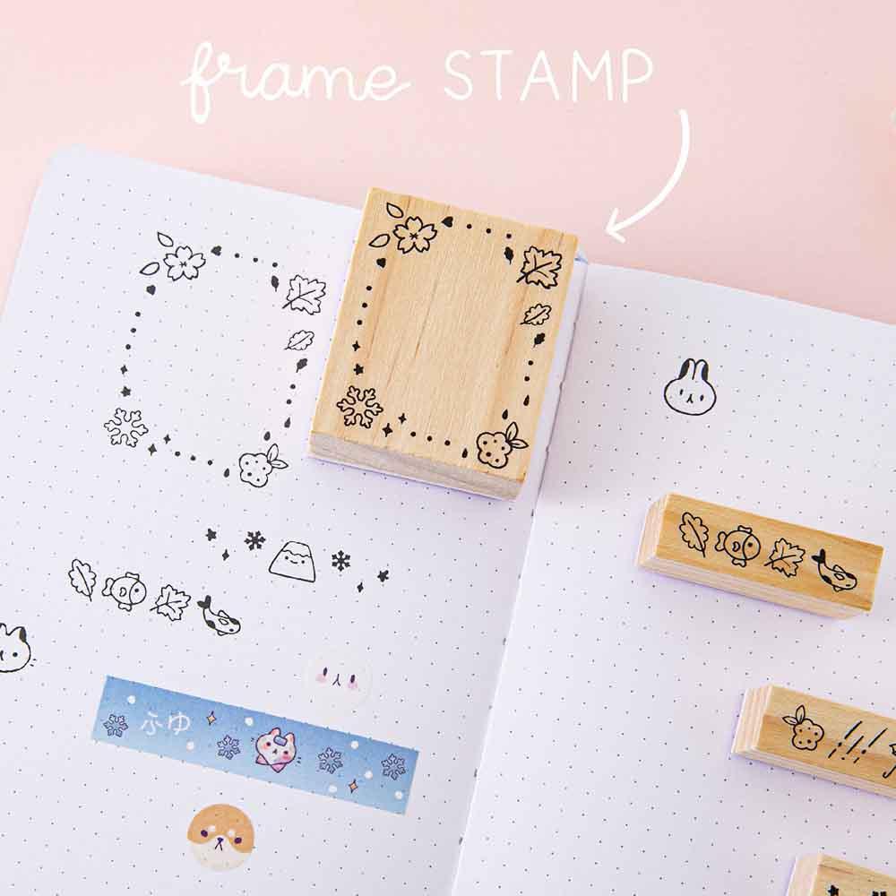 Tsuki 'Four Seasons' Bullet Journal Stamp Set ☾ @milkkoyo x NotebookTherapy