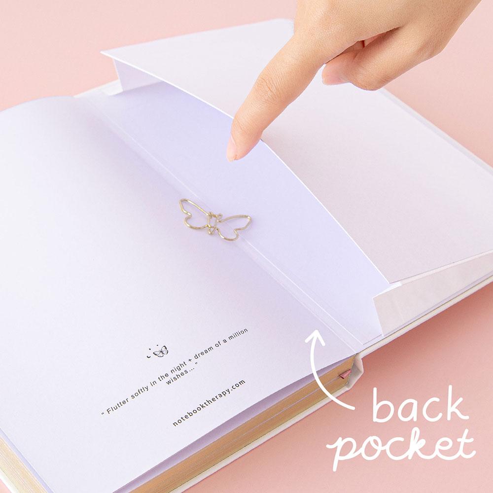 Tsuki Cloud White 'Flutter + Dream' Limited Edition Bullet Journal by Notebook Therapy x Pelinkan ☾