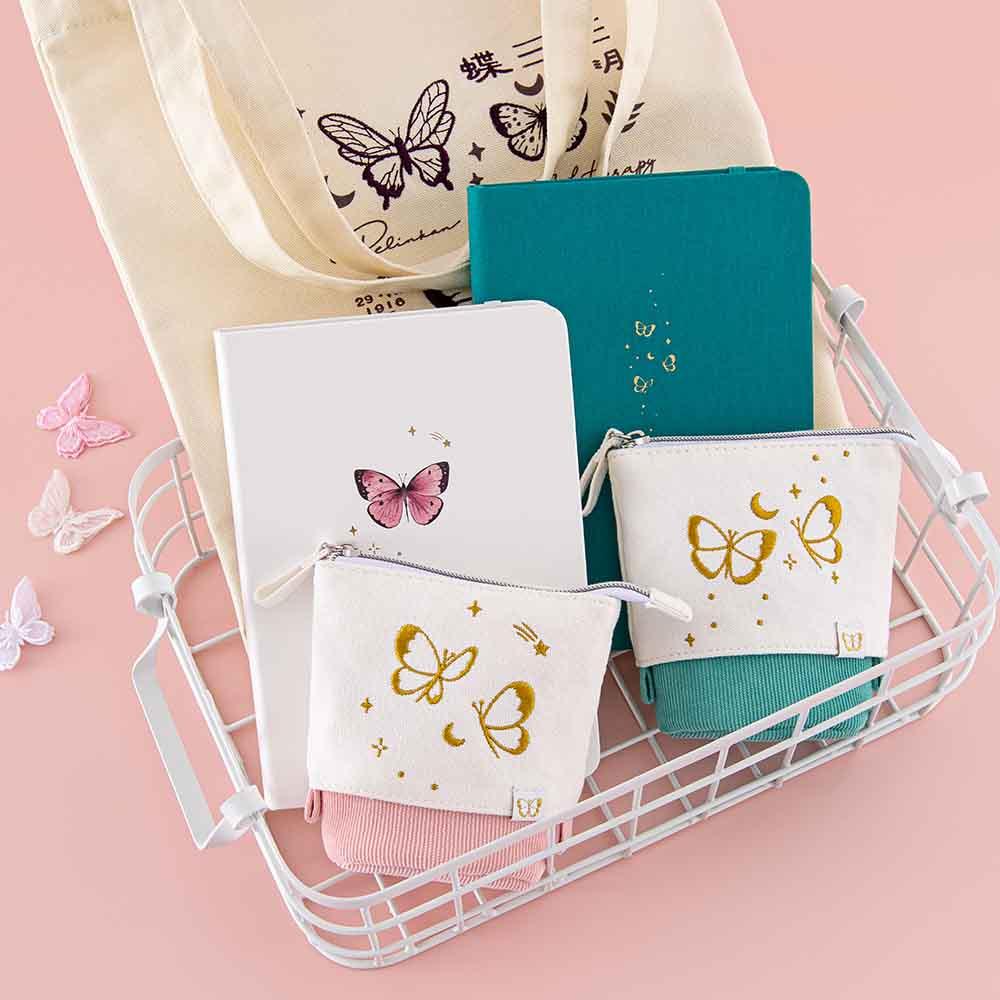 Tsuki 'Flutter + Dream' Pop-Up Pencil Case by Notebook Therapy x Pelinkan ☾