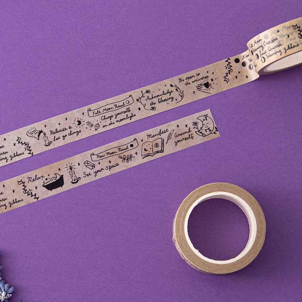 Tsuki 'Moonlit Spells' Washi Tapes Set ☾