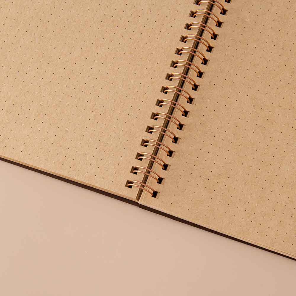 Tsuki 'Maple Dreams' Kraft Paper Ringbound Bullet Journal ☾