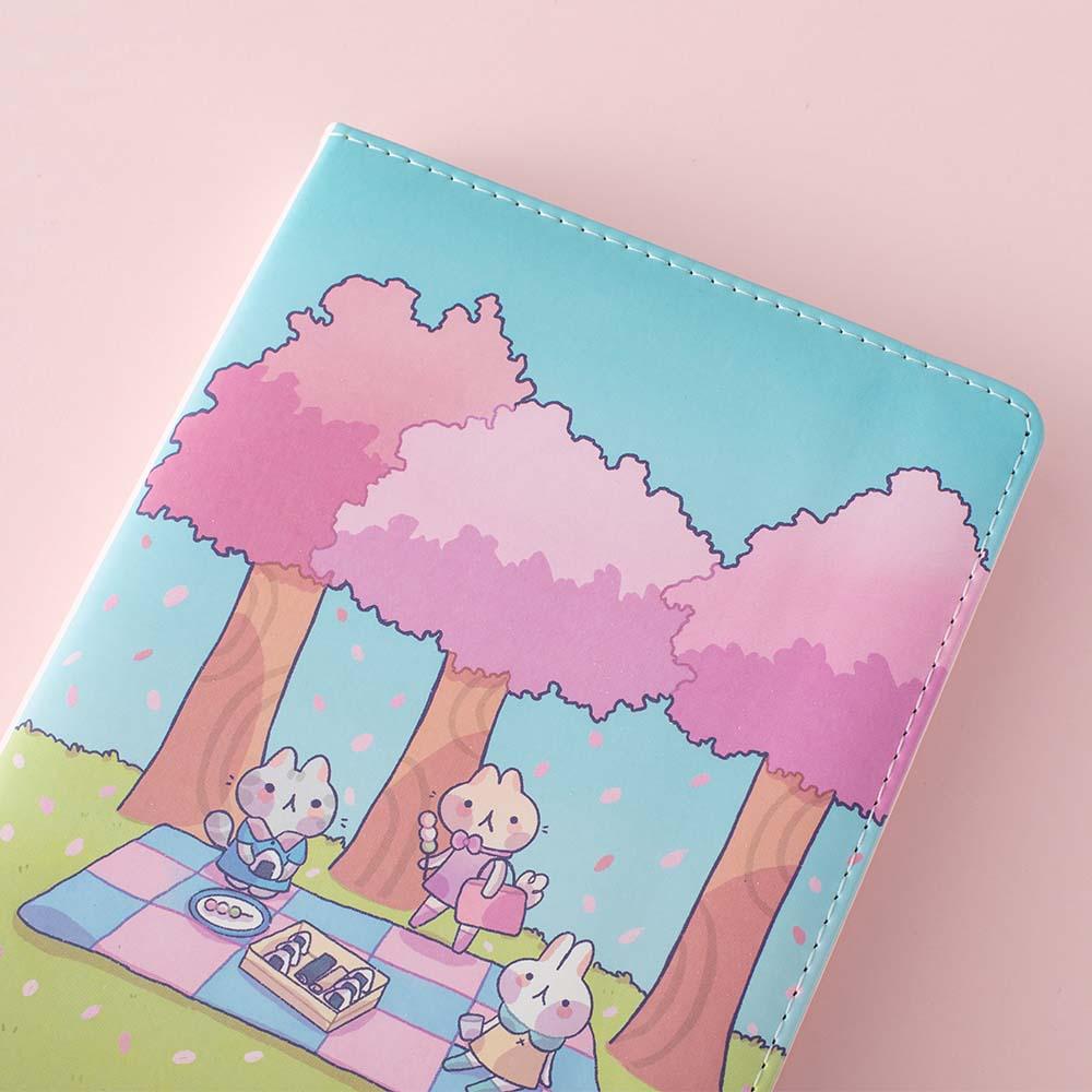 Tsuki 'Four Seasons: Spring Edition' Bullet Journal ☾ @milkkoyo x NotebookTherapy