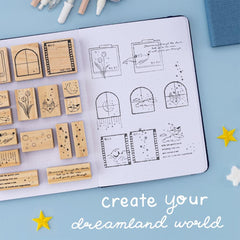 Tsuki 'Cloud Dreamland' Bullet Journal Stamp Set ☾