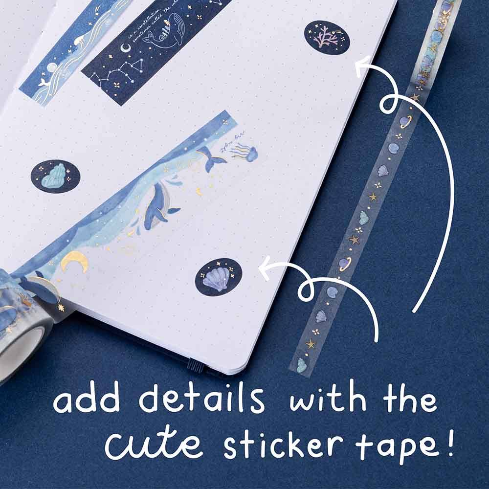 Tsuki 'Gentle Giant' Washi Tape Set ☾