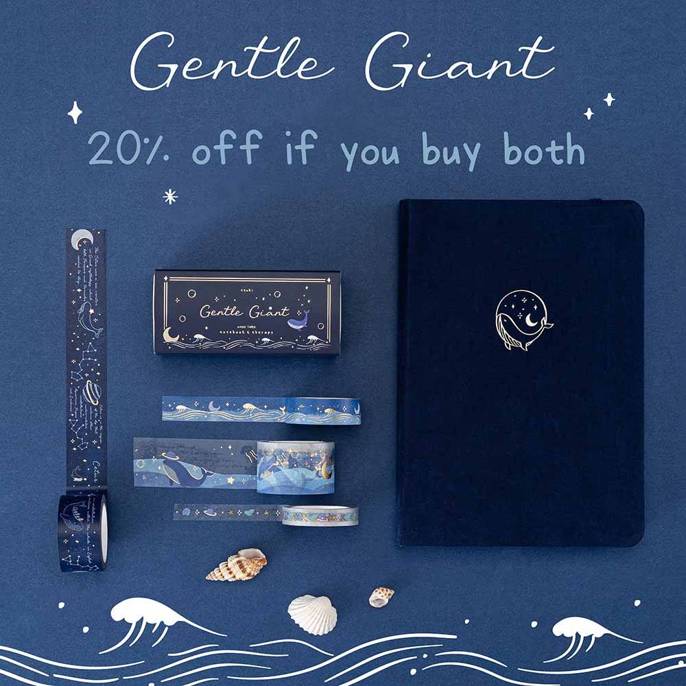 Tsuki 'Gentle Giant' Washi Tape Set ☾