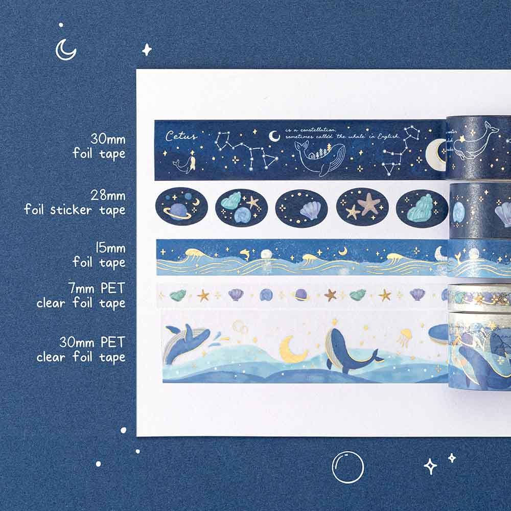 Tsuki 'Gentle Giant' Washi Tape Set ☾