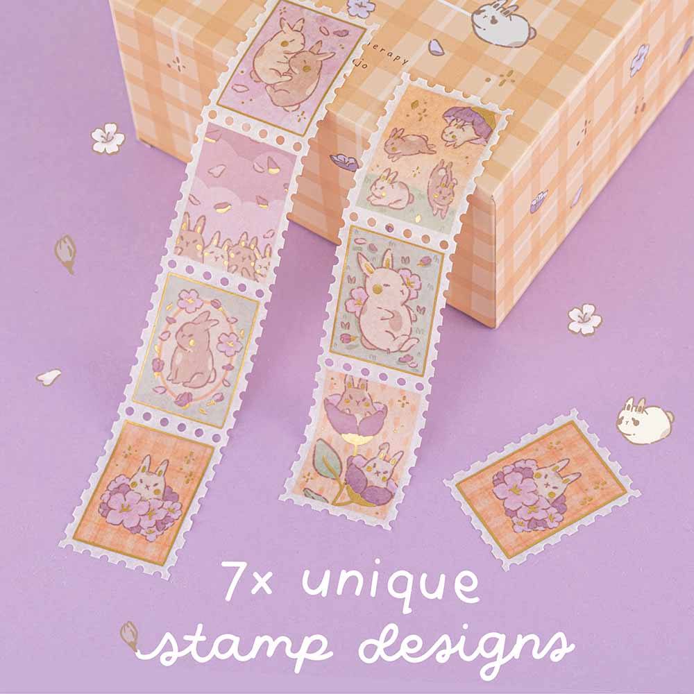Tsuki 'Bunny Blush' Washi Tape Set ☾ x @blossom_bujo
