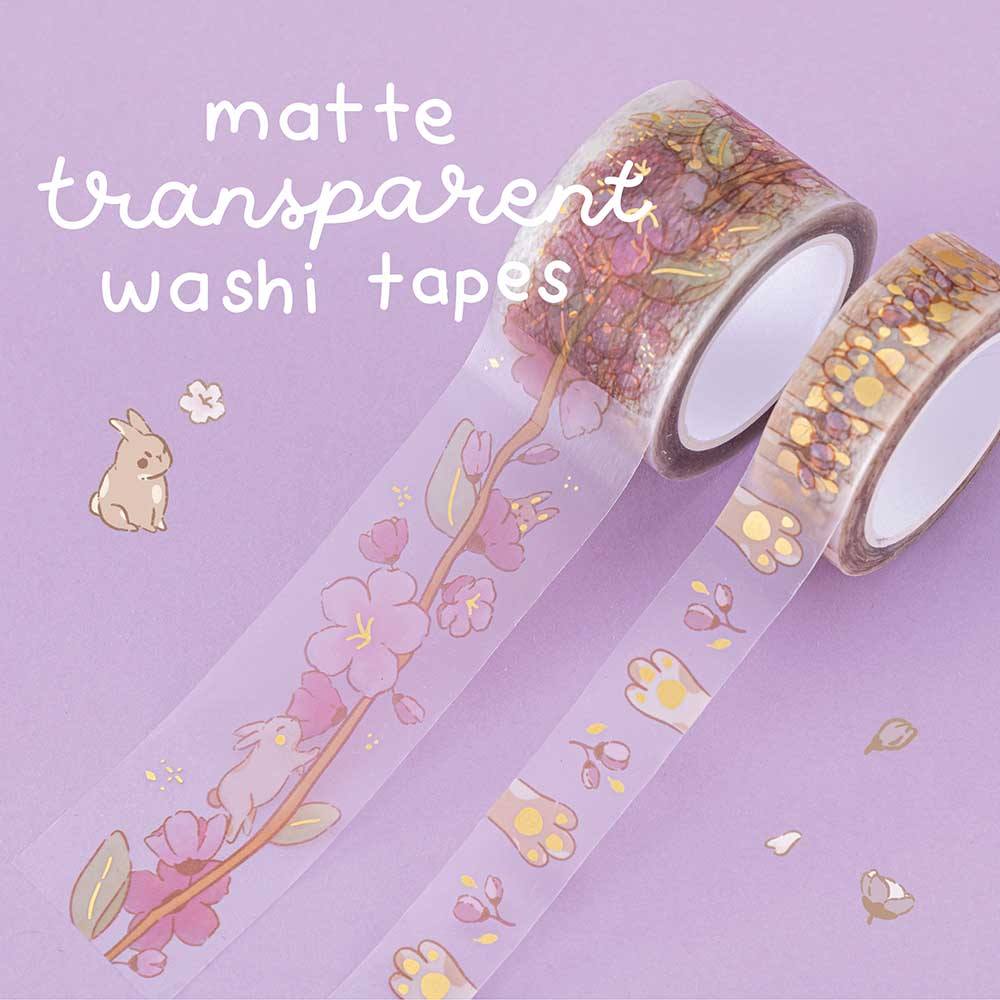 Tsuki 'Bunny Blush' Washi Tape Set ☾ x @blossom_bujo