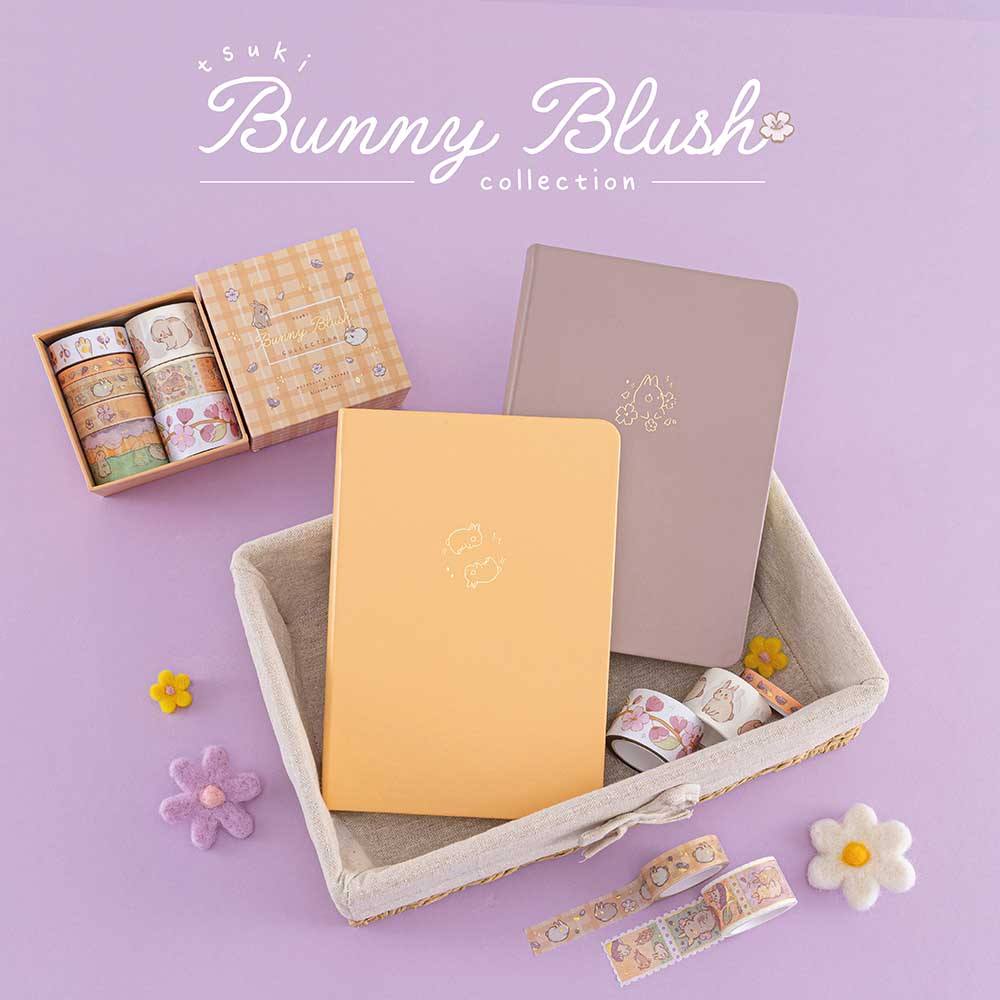 Tsuki 'Bunny Blush' Washi Tape Set ☾ x @blossom_bujo