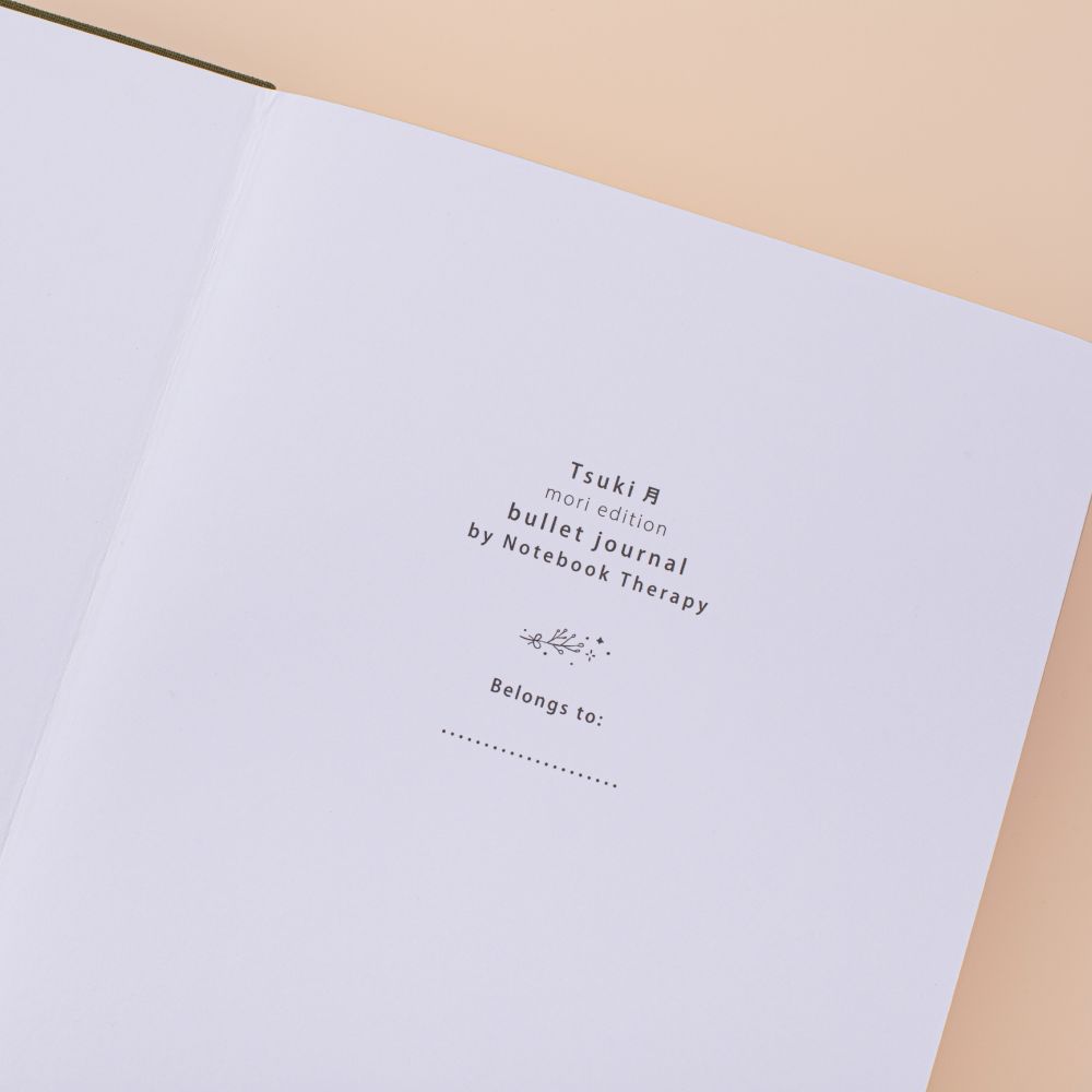 Tsuki 'Mori' Limited Edition Bullet Journal ☾