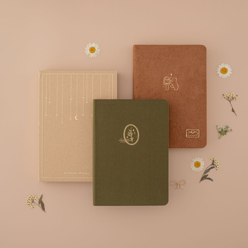 Tsuki 'Cottage Friends' Kraft Paper Limited Edition Bullet Journals ☾