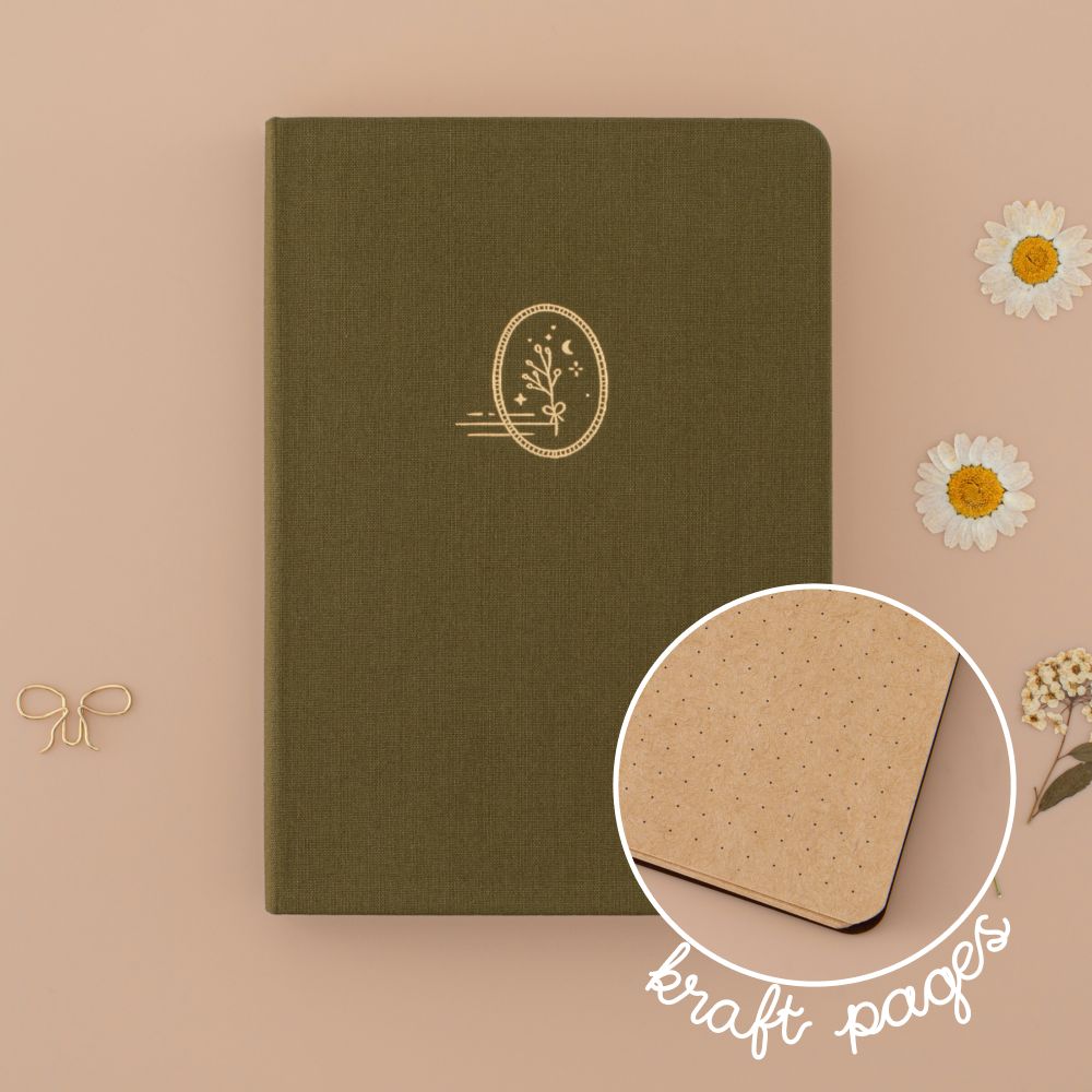 Tsuki 'Cottage Friends' Kraft Paper Limited Edition Bullet Journals ☾