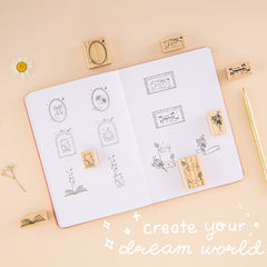 Tsuki 'Cottage Friends' Bullet Journal Stamp Set ☾