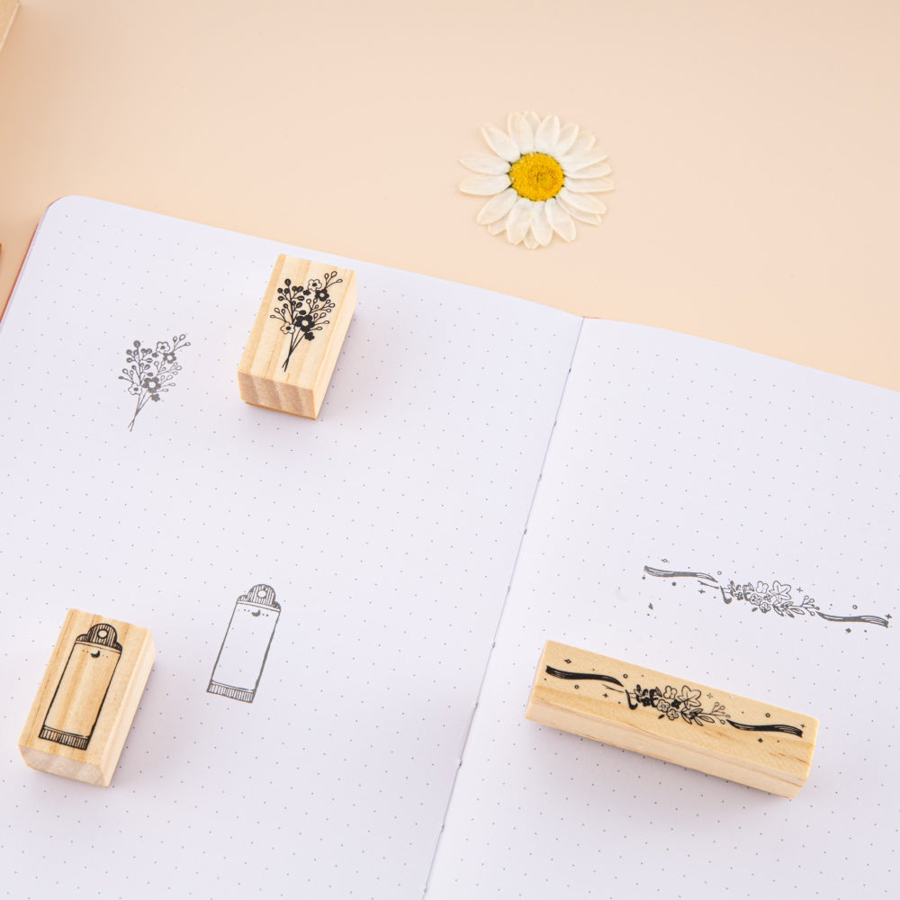 Tsuki 'Cottage Friends' Bullet Journal Stamp Set ☾