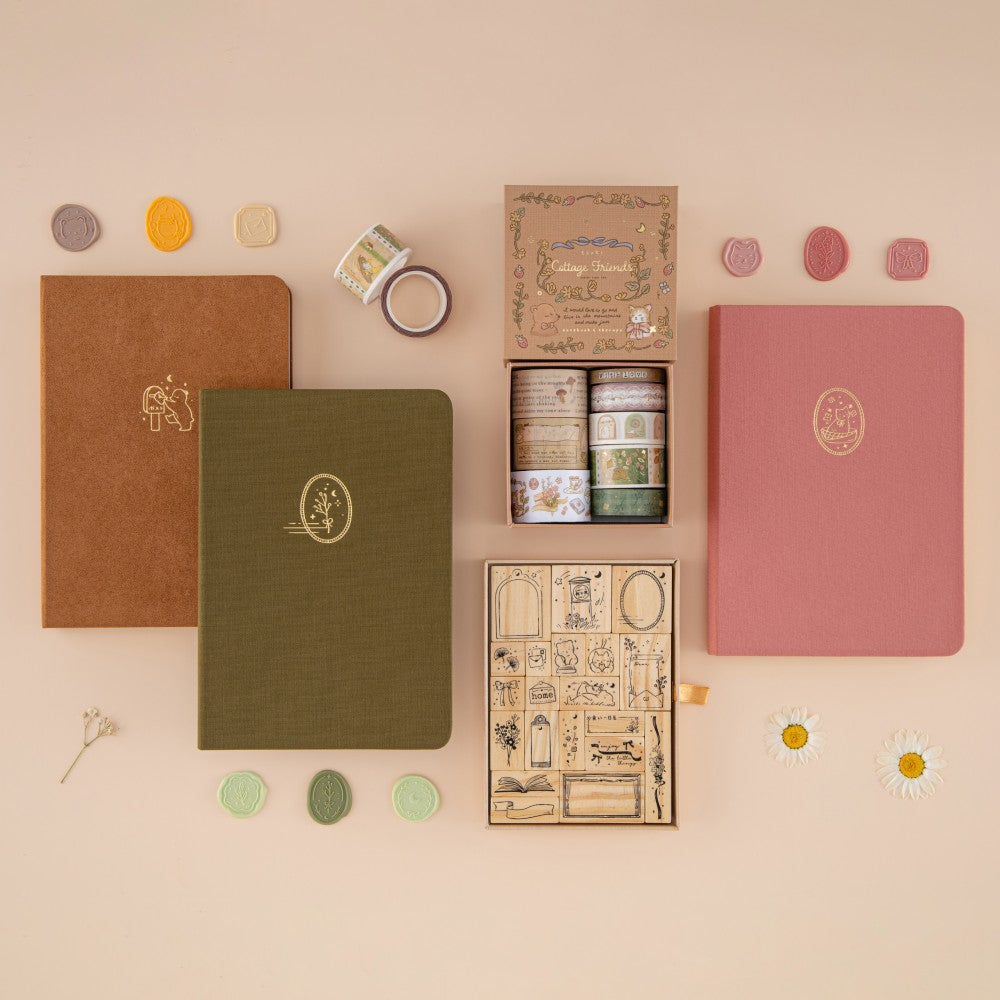 Tsuki 'Cottage Friends' Bullet Journal Stamp Set ☾
