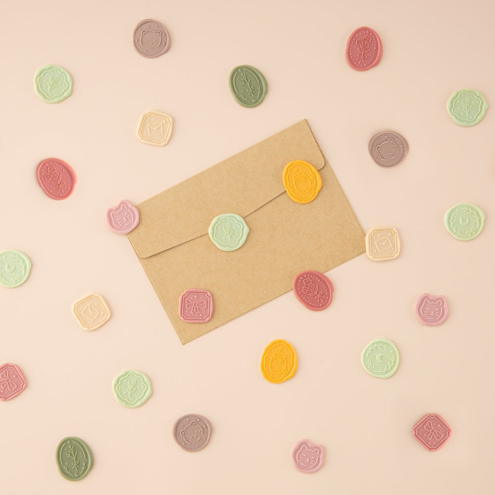 Tsuki 'Cottage Friends' Wax Seal Sticker Set ☾