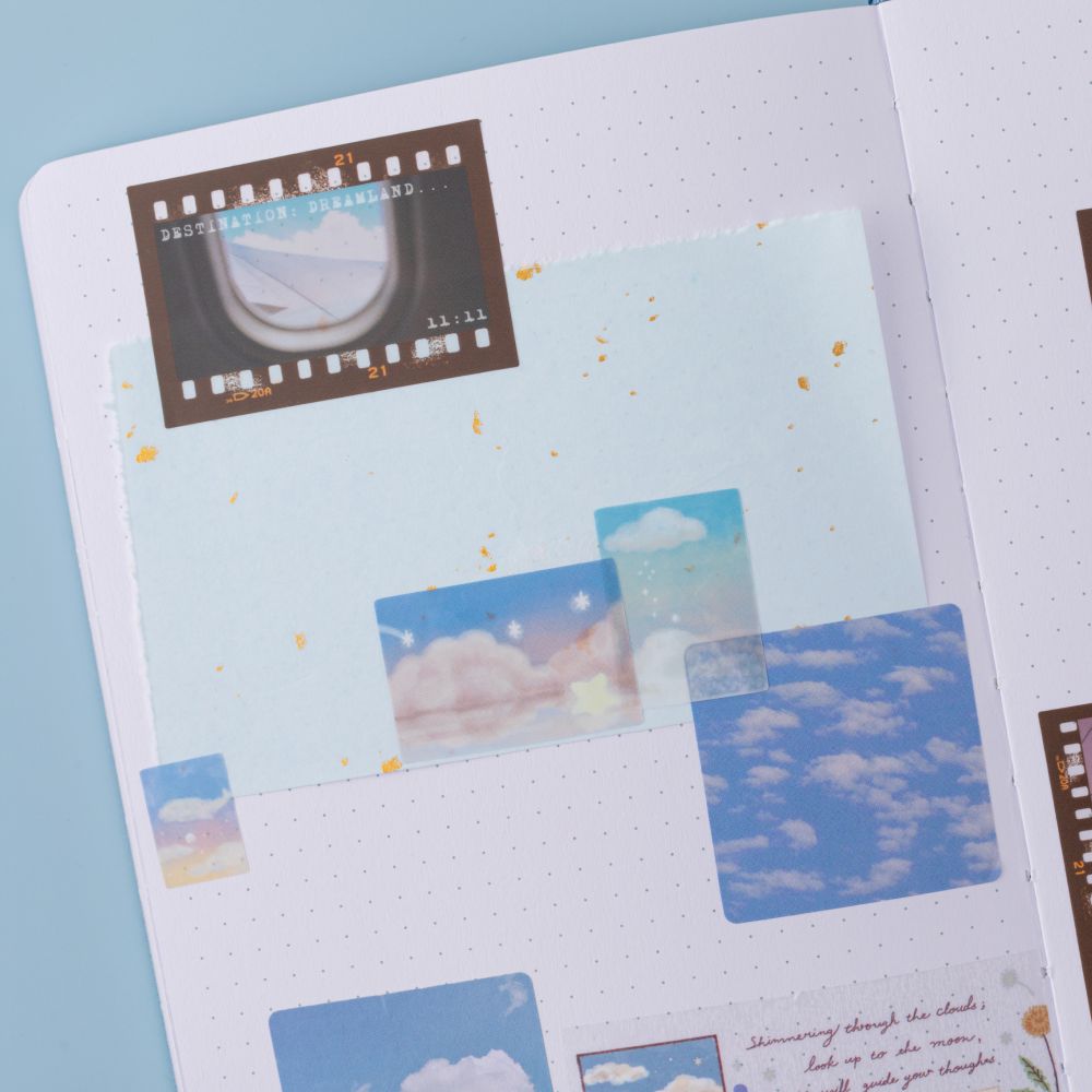 Tsuki 'Cloud Dreamland' Scrapbook Sticker Set ☾