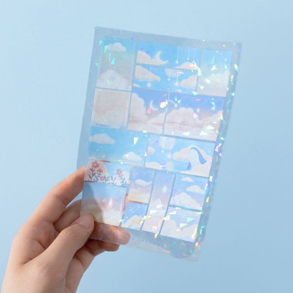 Tsuki 'Cloud Dreamland' Scrapbook Sticker Set ☾