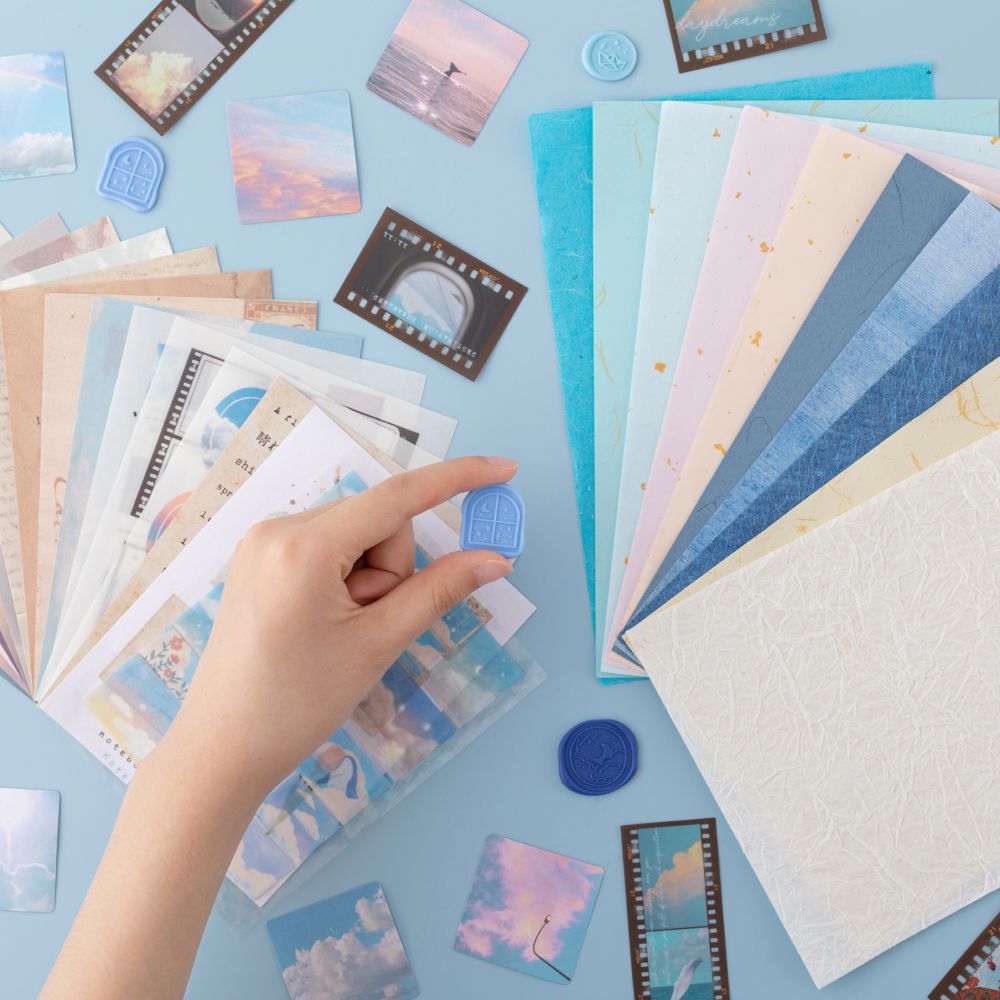 Tsuki 'Cloud Dreamland' Scrapbook Sticker Set ☾