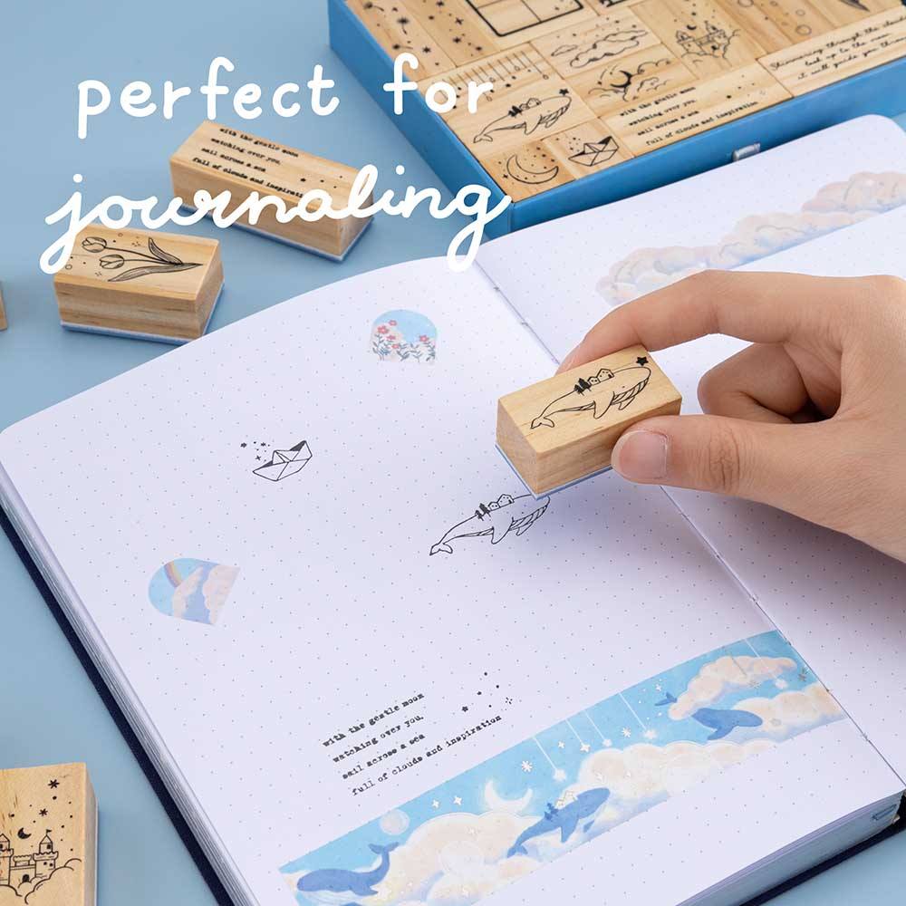 Tsuki 'Cloud Dreamland' Bullet Journal Stamp Set ☾