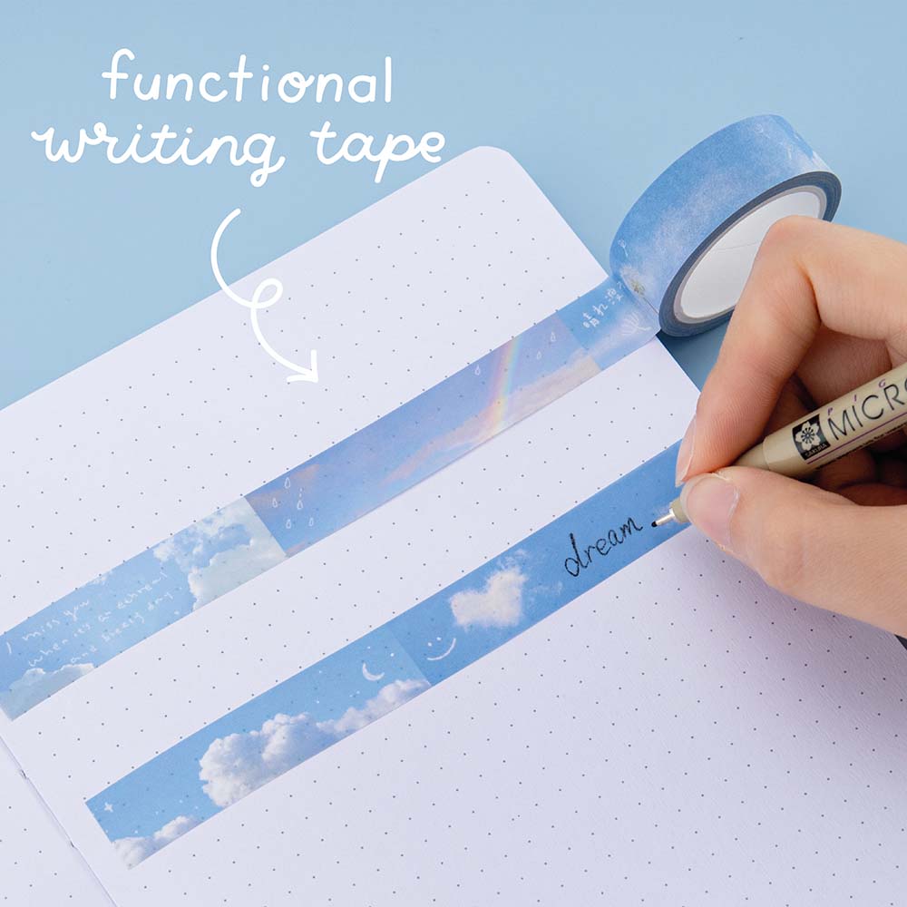 Tsuki 'Cloud Dreamland' Holographic Washi Tape Set ☾