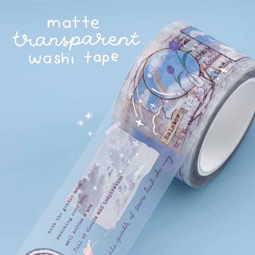 Tsuki 'Cloud Dreamland' Holographic Washi Tape Set ☾