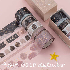 Tsuki 'Constellations' Washi Tape Set ☾